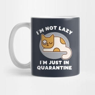 Funny Cat Quarantine Design Mug